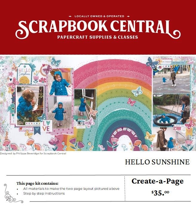 HELLO SUNSHINE CREATE PAGE KIT