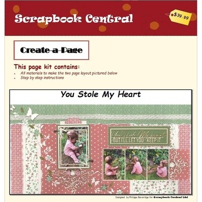 YOU STOLE MY HEART PAGE KIT