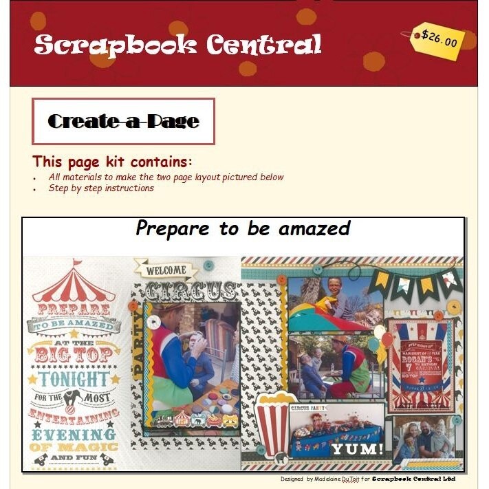 PREPARE TO BE AMAZED PAGE KIT