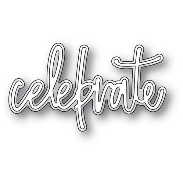 CELEBRATE JOTTED SCRIPT DIE