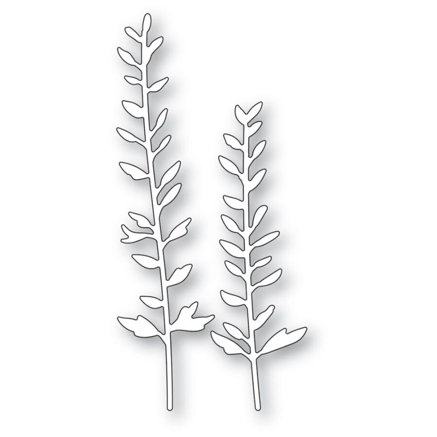 TALL FRILLY LEAF STEMS DIES
