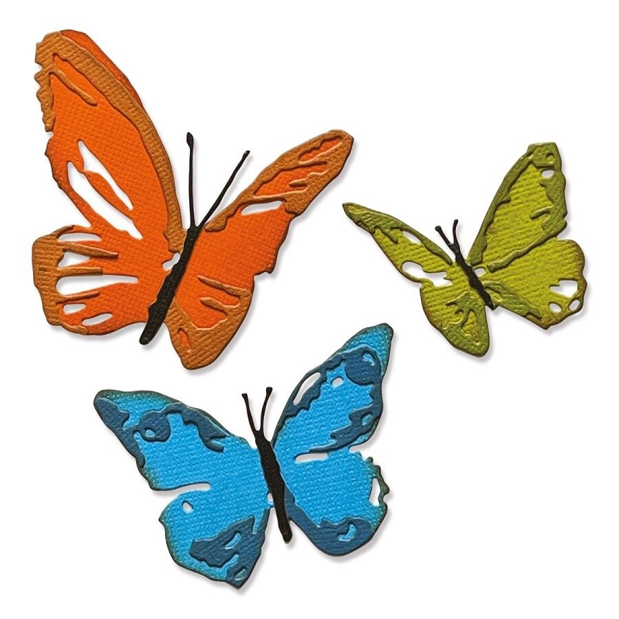 BRUSHSTROKE BUTTERFIES DIES