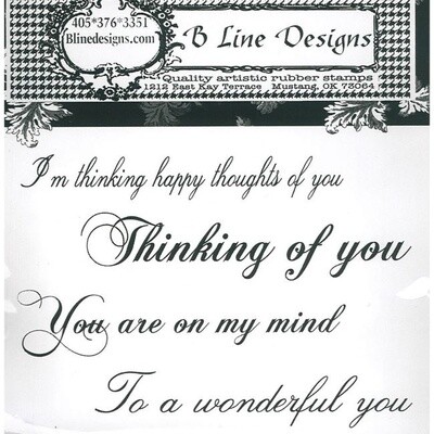 THOUGHTFUL SENTIMENTS F STAMP