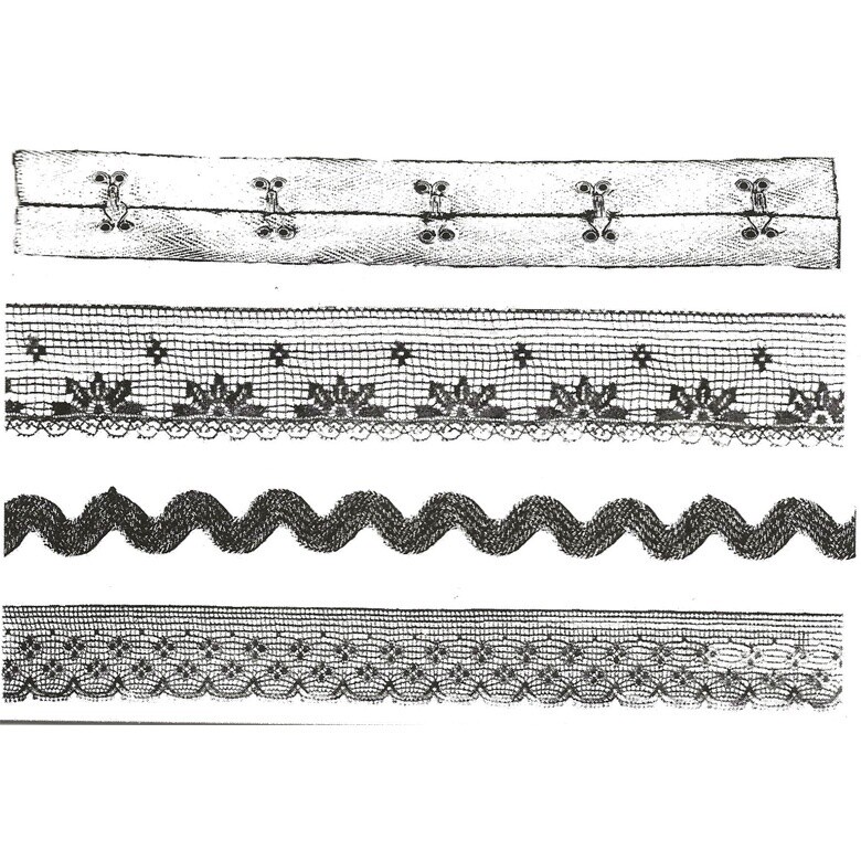 LACE & TRIM G STAMP