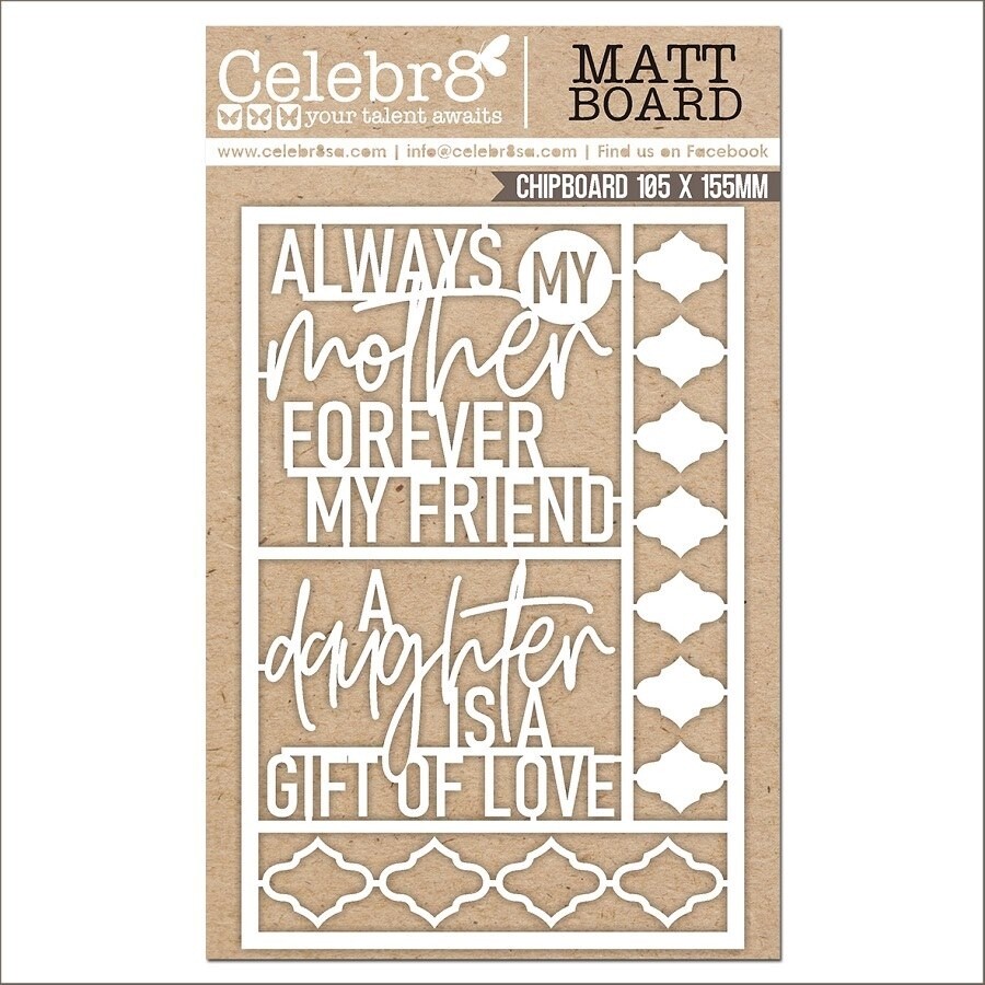 ALWAYS MY MOTHER LASER CUTS