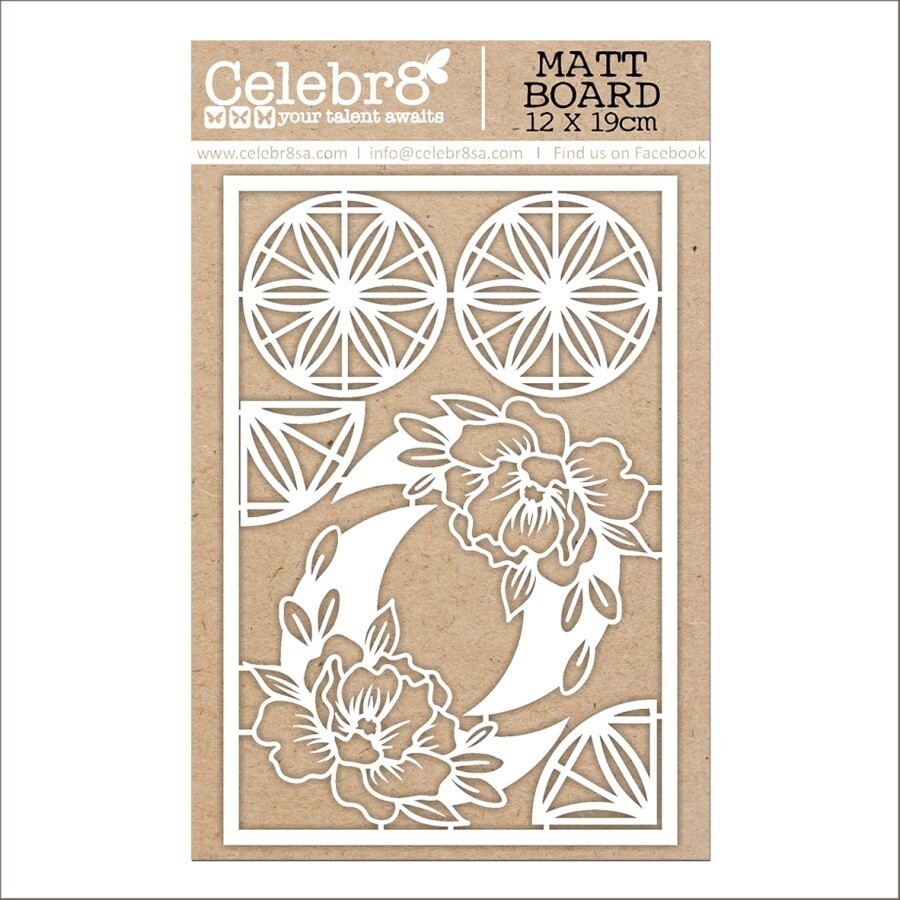 FLORAL MOON STARRY NIGHT LASER CUTS