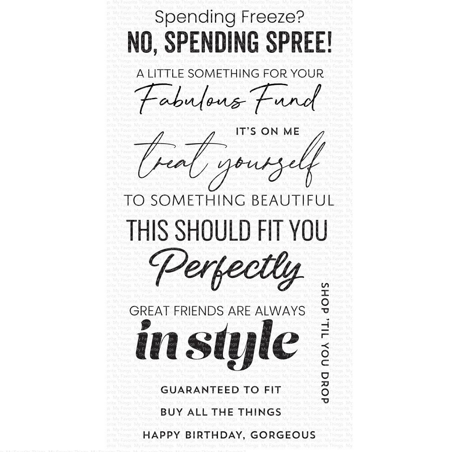 SPENDING SPREE STAMP SET