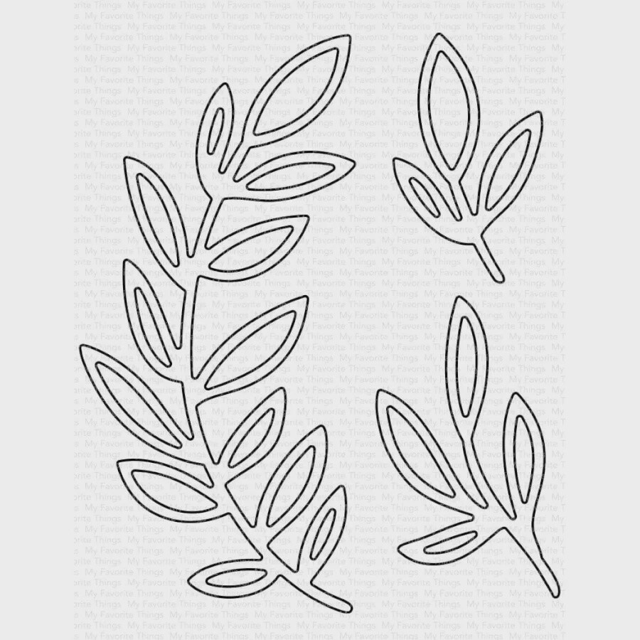 GRANDE GREENERY OUTLINE DIE