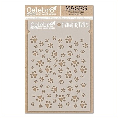 WHISKERS & PAWPRINTS STENCIL