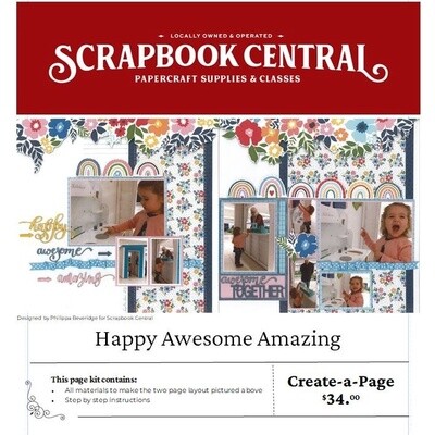 HAPPY AWESOME AMAZING PAGE KIT