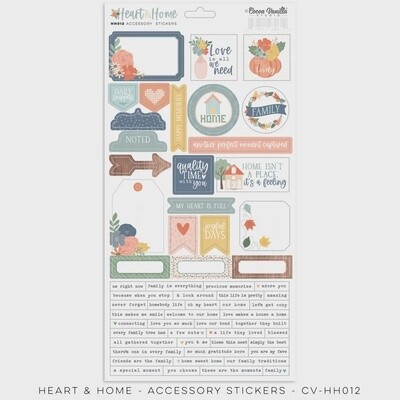 HEART &amp; HOME ACCESSORY STICKERS