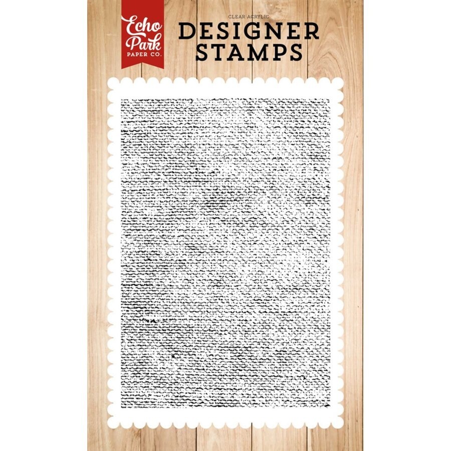 BURLAP CLEAR STAMP