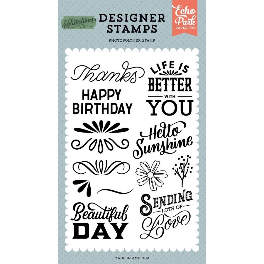 LIFE IS BETTER STAMP SET