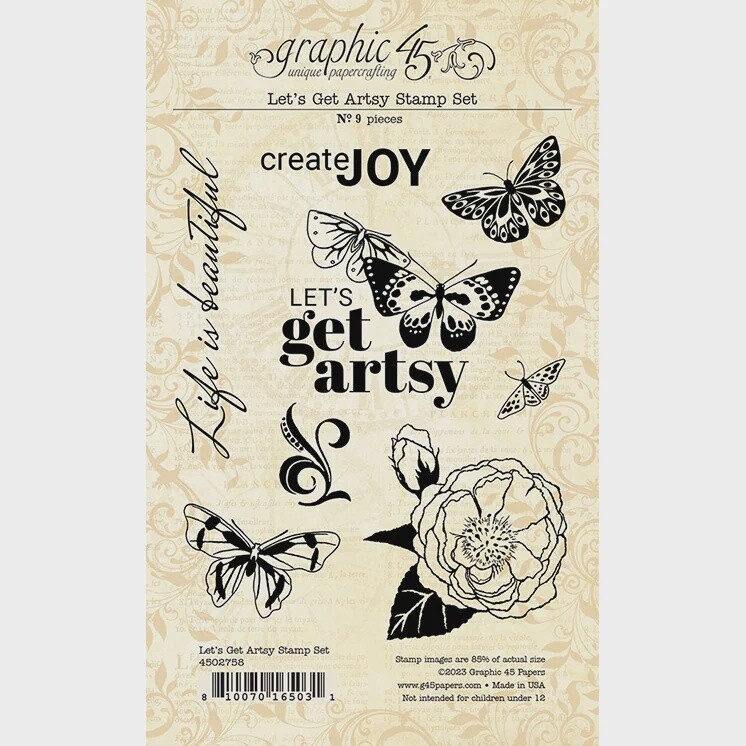 LETS GET ARTSY STAMP SET