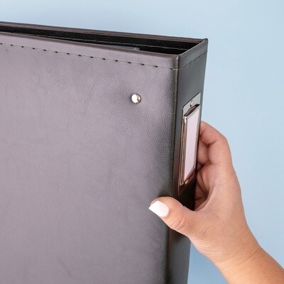 CLASSIC LEATHER 12X12 D-RING ALBUMS