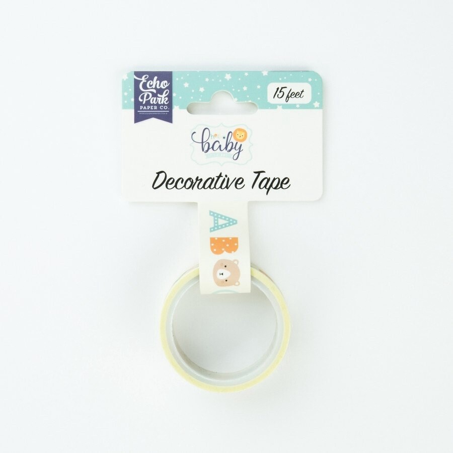 BABY BOY ALPHABET WASHI TAPE