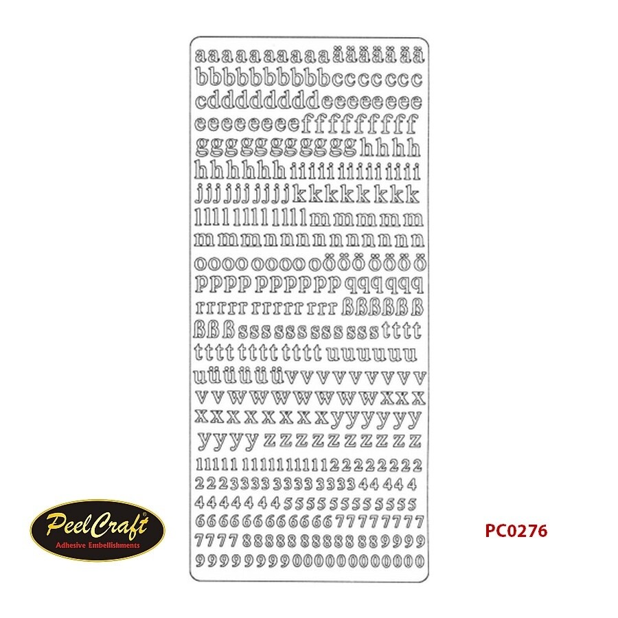 ABC LOWER SERIF SM PC