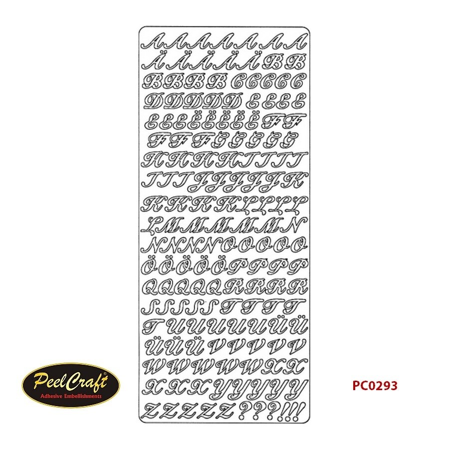 ABC UPPER SCRIPT SML PC