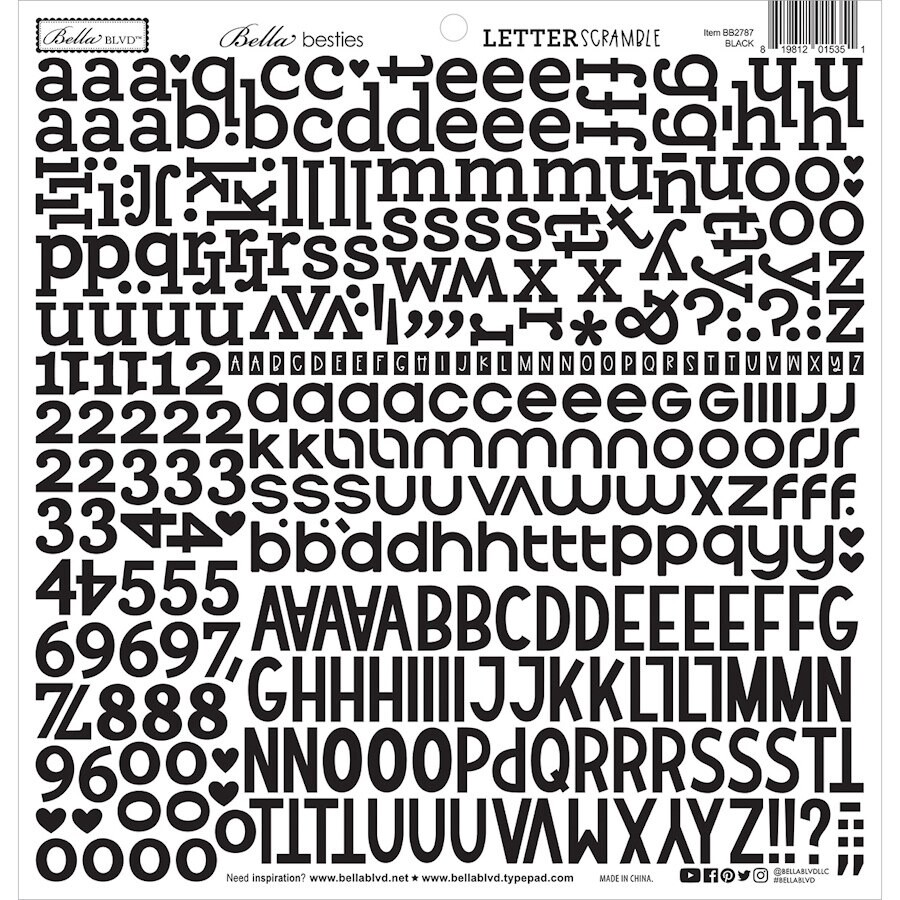 BLACK LETTER SCRAMBLE