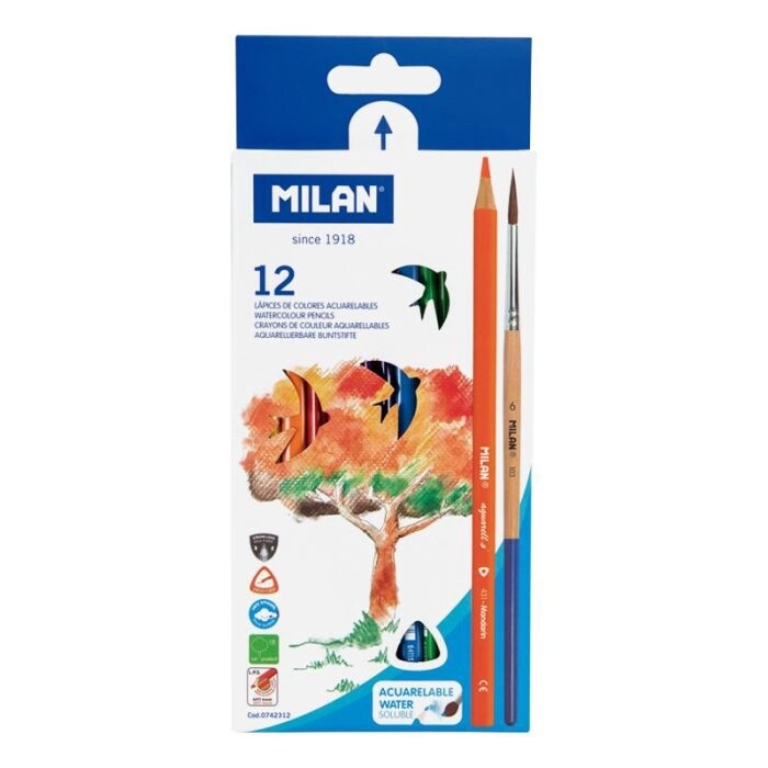 ACUARELABLE WATER PENCILS 12PK