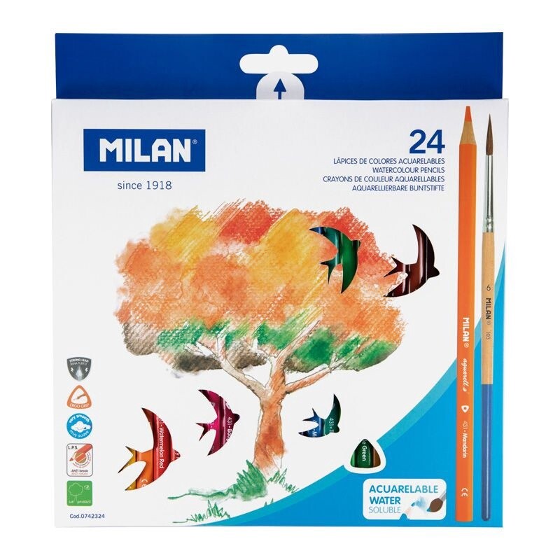 ACUARELABLE WATER PENCILS 24PK