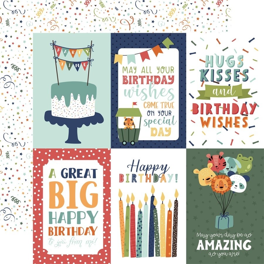A BIRTHDAY WISH 4x6 JOURNALING CARDS