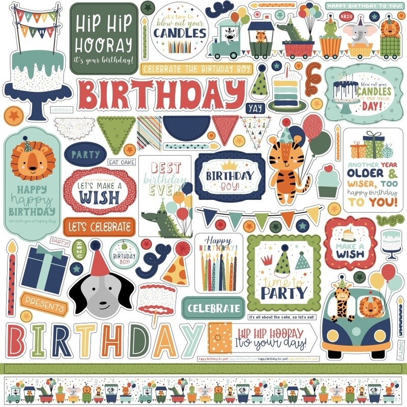 A BIRTHDAY WISH ELEMENT STICKERS