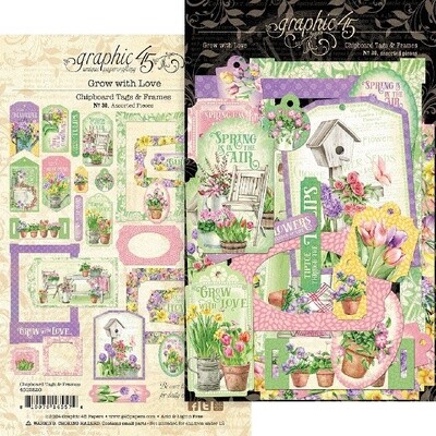 GROW WITH LOVE TAGS &amp; FRAMES
