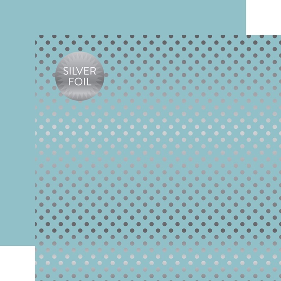 BLUEBELL SILVER FOILED DOT
