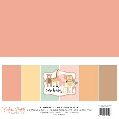 OUR BABY GIRL SOLIDS KIT