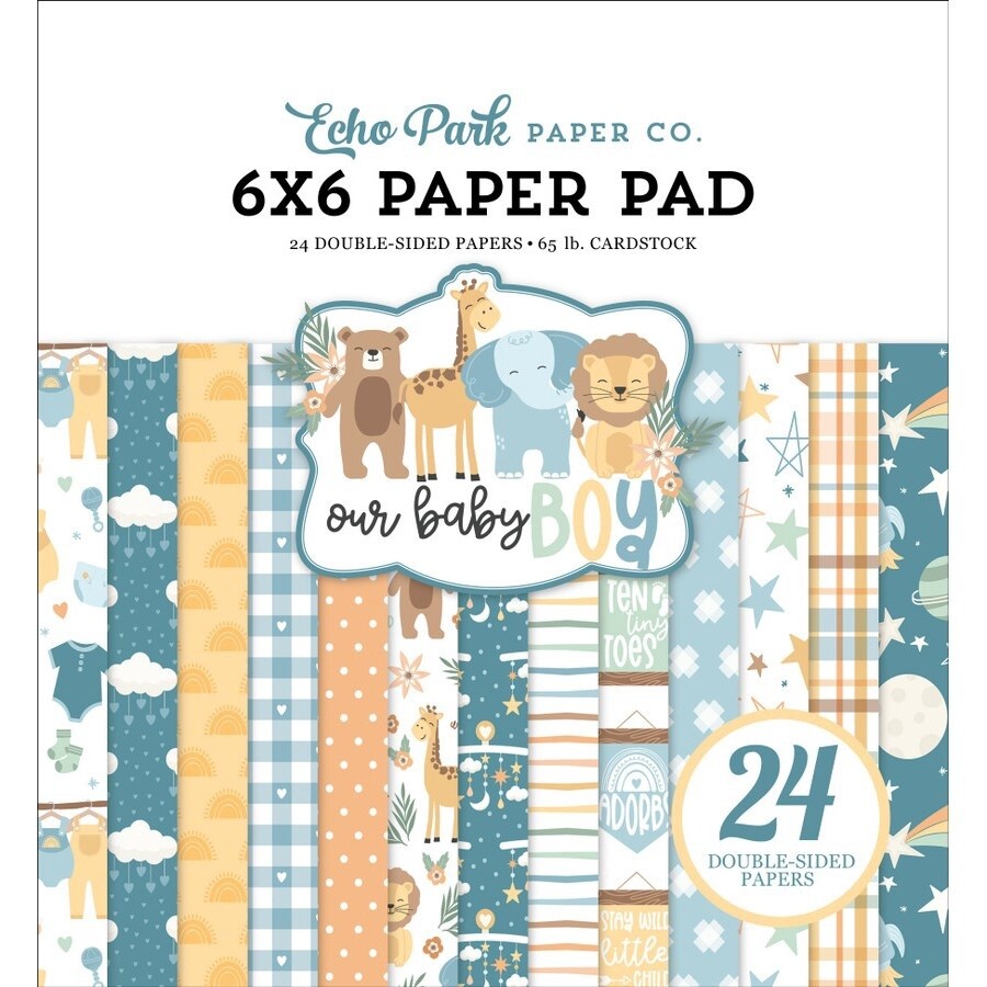 OUR BABY BOY 6x6 PAPER PAD
