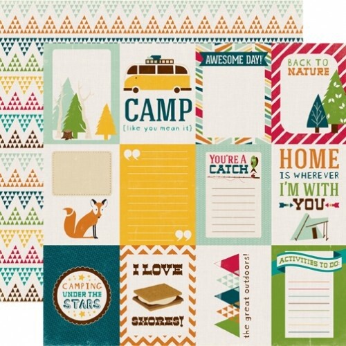 HAPPY CAMPER 3x4 CARDS