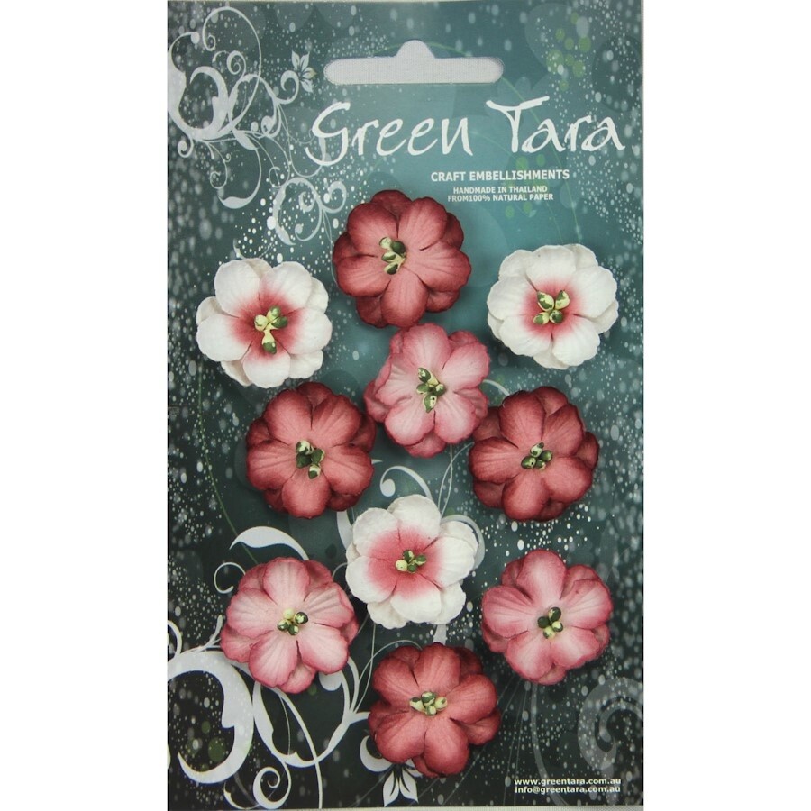 RED CHERRY BLOSSOMS