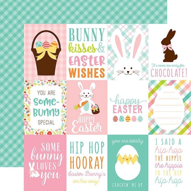 HELLO EASTER 3X4 JOURNAL CARDS