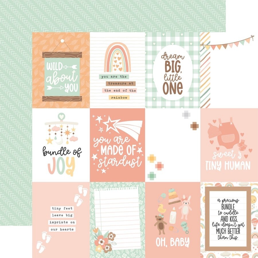 OUR BABY GIRL 3X4 JOURNAL CARD