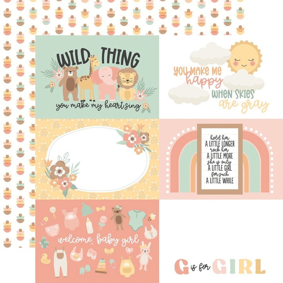 OUR BABY GIRL 6X4 JOURNAL CRDS