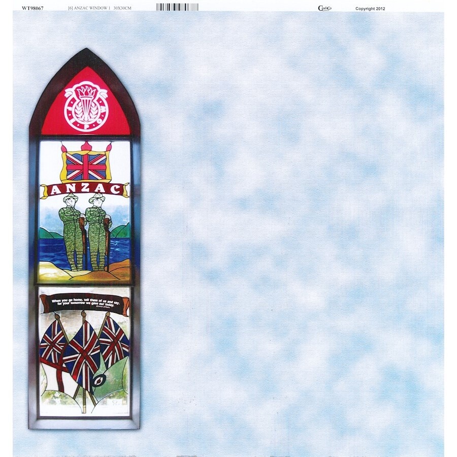 ANZAC WINDOW NZ PAPER