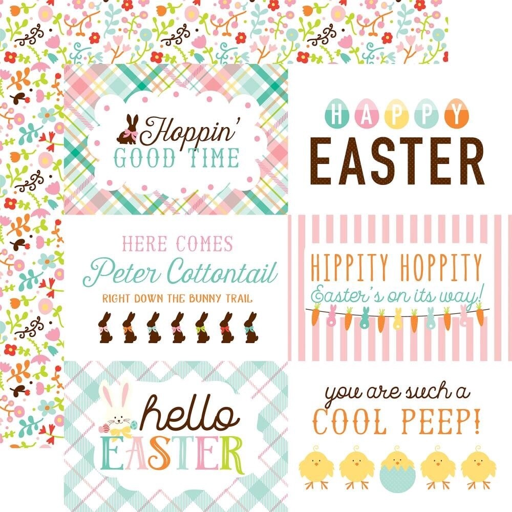 HELLO EASTER 4X6 JOURNAL CARDS