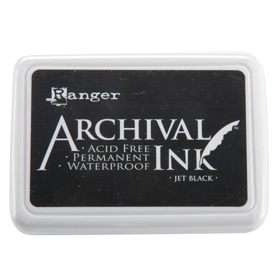 JET BLACK ARCHIVAL INK PAD