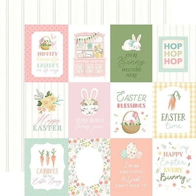 HERE COMES EASTER 3x4 JOURNALING CARDS