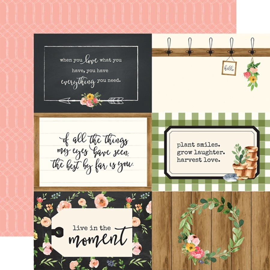 SPRING MARKET 4x6 JOURNALING CARDS