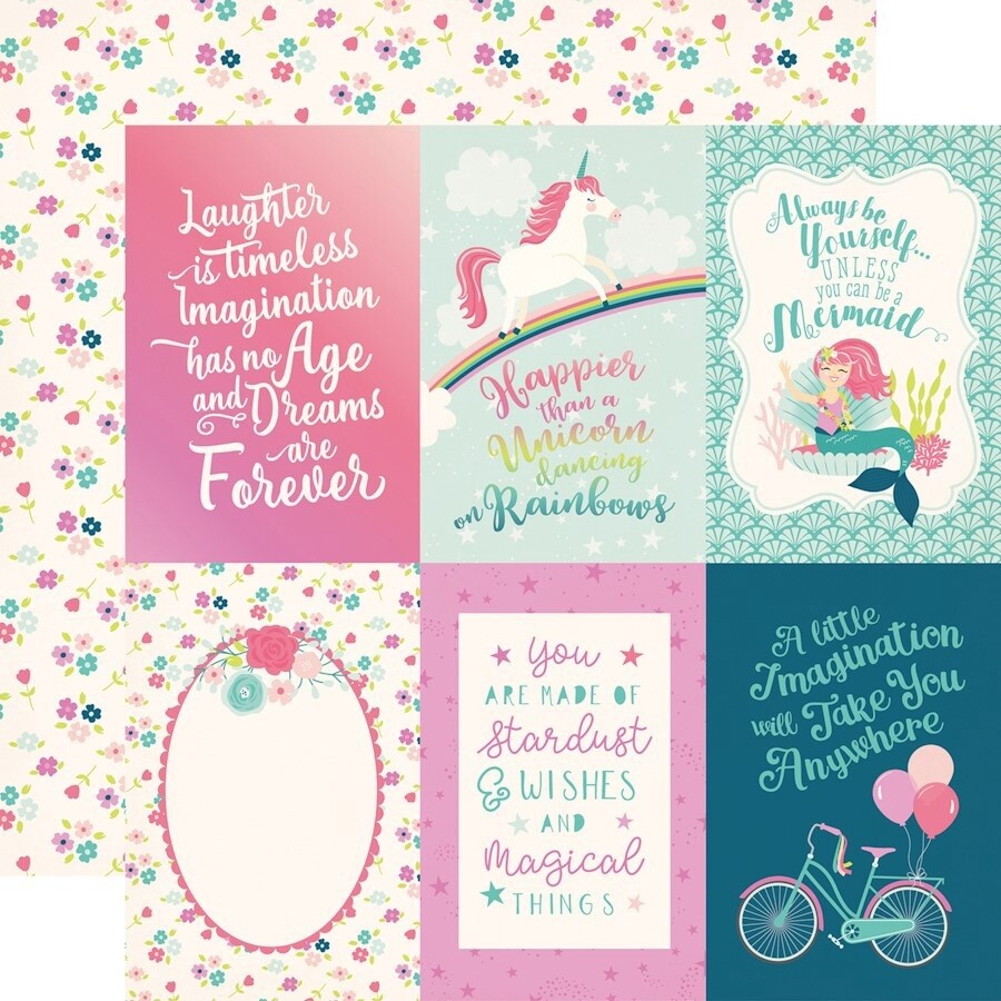 IMAGINE THAT GIRL 4X6 JOURNALING CARDS