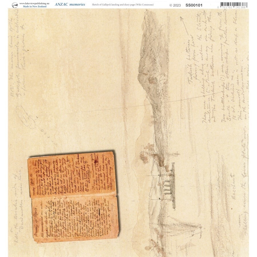 SKETCH OF GALLIPOLI LANDING