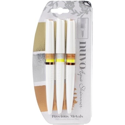 PRECIOUS METALS AQUA SHIMMER PENS 3pcs