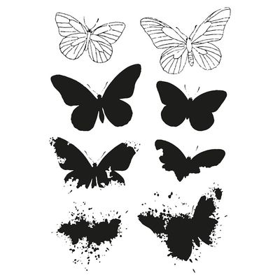 BUTTERFLY A5 STAMP & DIE SET