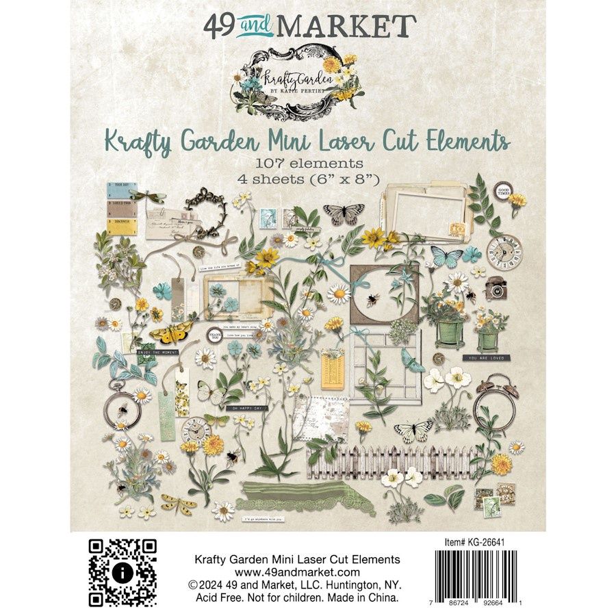 KRAFTY GARDEN MINI LASER CUT ELEMENTS