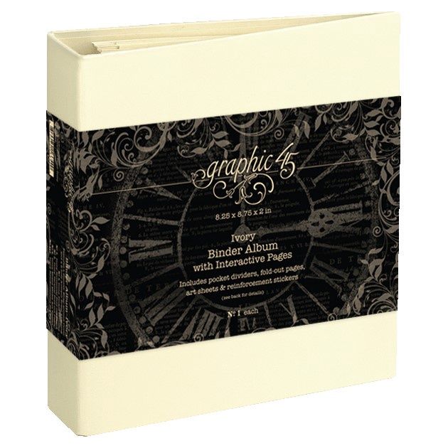 BINDER ALBUM w/ INTERACTIVE PAGES - IVORY