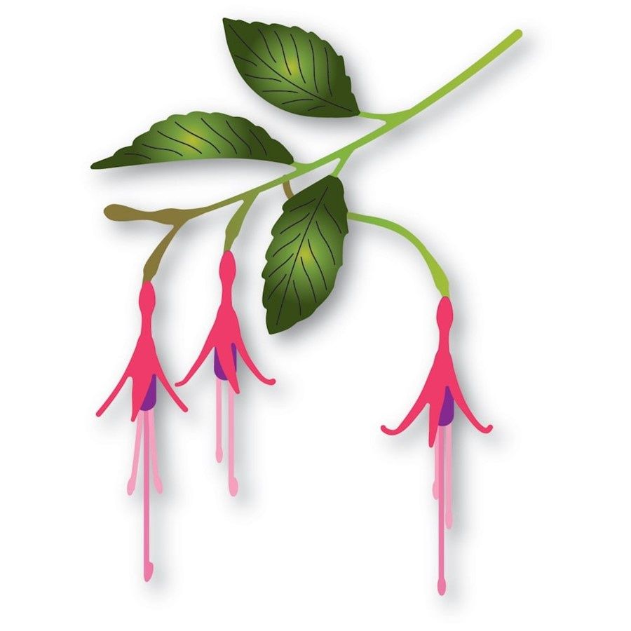 HARDY FUCHSIA BUDS DIE SET