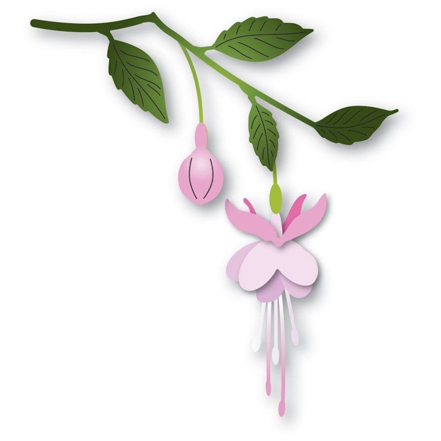 DAINTY FUCHSIA STEM DIE SET