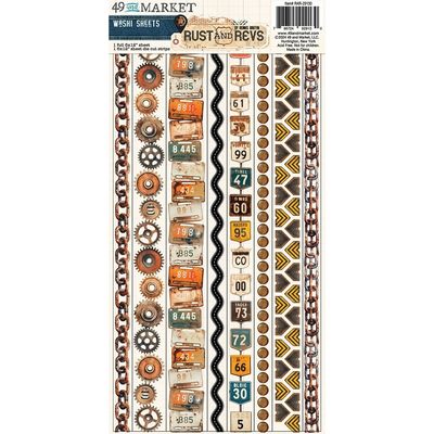 RUST &amp; REVS WASHI SHEETS